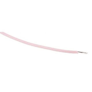 RS PRO Pink 0.12 mm² Hook Up Wire, 26 AWG, 7 x 0.15 mm Core Strands, 0.8 mm Diameter, 100 m Length 841-7184