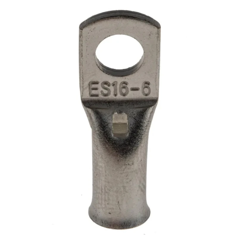 RS PRO Uninsulated Ring Terminal 6 mm Stud Size 6 AWG Wire Size Natural 841-7617