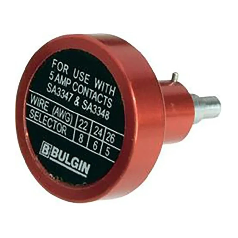 Bulgin Crimp Tool Positioner, 400 Series, 8 Contacts, IP68 Sealed, Model 14025/5AMP