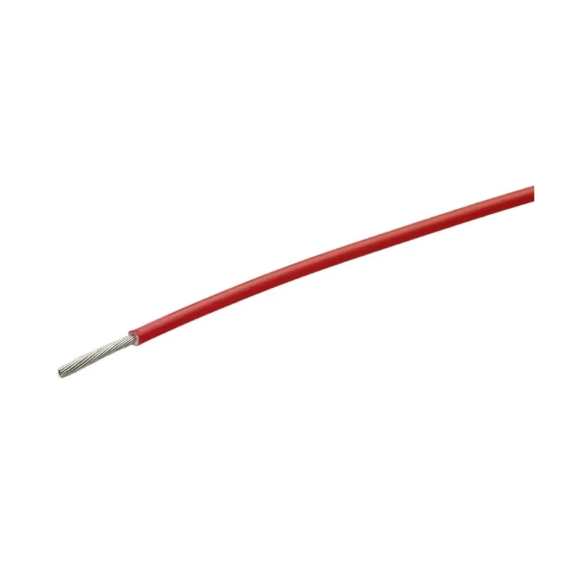 TE Connectivity FlexLite Series Red Equipment Wire 16 AWG 19 x 0.32 mm Core Strands 100 m Polyolefin FLT0111-1.50-2