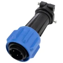 Bulgin Circular Connector, 4 Contacts, Cable Mount Plug, Male, IP68 Rated, 600V, 32A, Polyamide Housing, PXA911