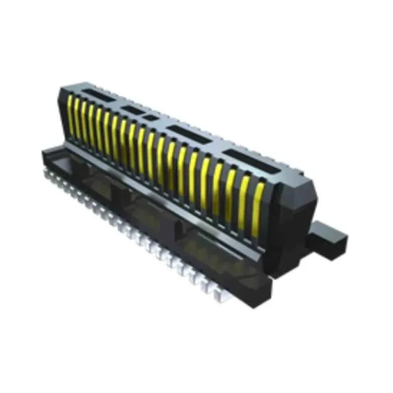 Samtec ST5 Series Right Angle Surface PCB Header, 40 Contacts, 0.5 mm Pitch, 2 Row, Shrouded ST5-20-1.00-L-D-P-TR