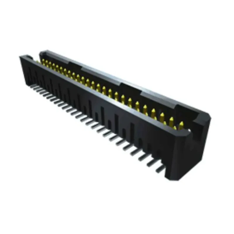 Samtec TFML Series Straight Through Hole PCB Header 10 Contacts 1.27 mm Pitch 1 Row Shrouded TFML-105-02-L-D-K-TR