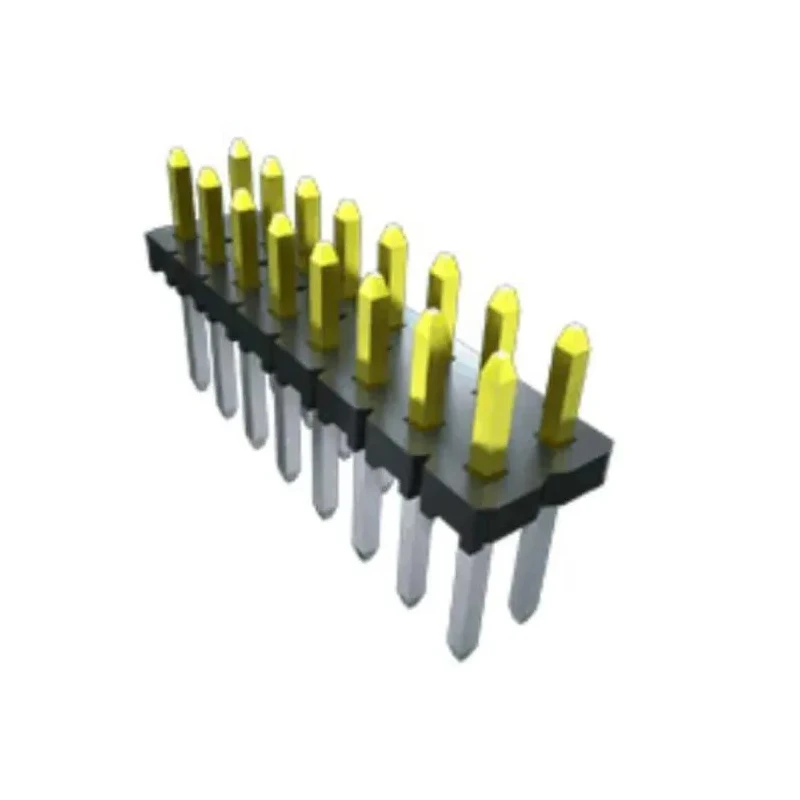 Samtec TLW Series Straight Through Hole Pin Header, 40 Contacts, 2.54 mm Pitch, 1 Row, Unshrouded TLW-140-05-G-S