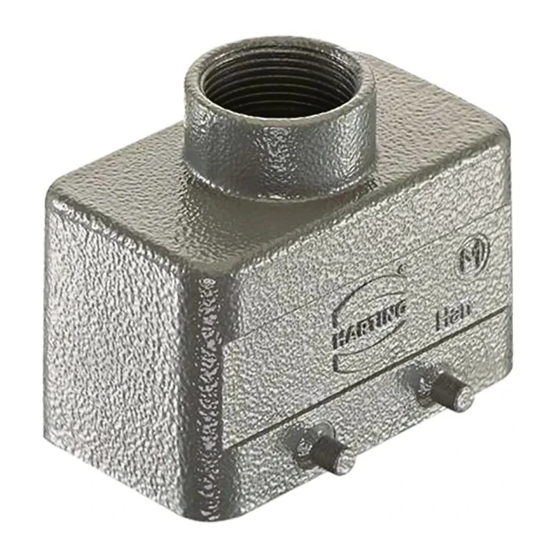 HARTING 1934 Range Heavy Duty Power Connector Hood Bulkhead Mount Polycarbonate Body IP65 2 Levers 19340030421