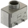 HARTING 1934 Range Heavy Duty Power Connector Hood Bulkhead Mount Polycarbonate Body IP65 2 Levers 19340030421