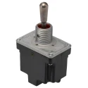 Honeywell Technologies Toggle Switch, Bushing Mount, On-Off-On, DPDT, Screw Terminal, 277 V ac 2TL1-7