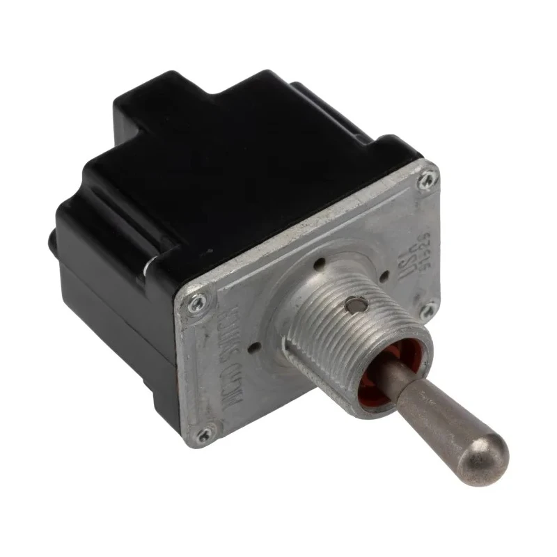 Honeywell Technologies Toggle Switch, Bushing Mount, On-Off-On, DPDT, Screw Terminal, 277 V ac 2TL1-7