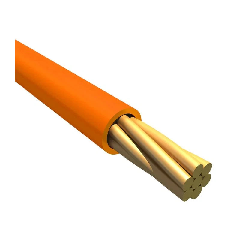 Alpha Wire Hook Up Wire PVC Series Orange 5.2 mm² 10 AWG 105 x 0.25 mm Strands 30 m 600 V 105°C 3081 OR005