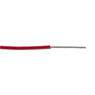 Alpha Wire Hook Up Wire PVC Series Red 0.2 mm² 24 AWG 7x0.20 mm Core Strands 30 m 600V 105°C 1854 RD005