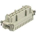 HARTING Heavy Duty Power Connector Insert Han E Series Female 16A 24 Contacts 09330242712