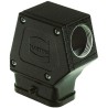 HARTING Han-Compact Range Heavy Duty Power Connector Hood, Die Cast Zinc, IP65, M25 Thread Size 19120080526