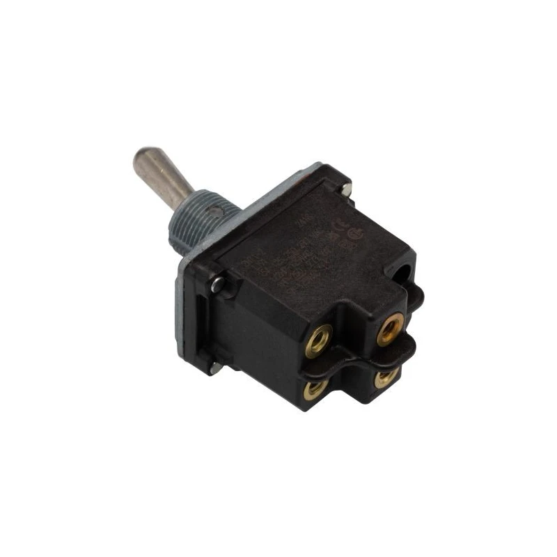 Honeywell Technologies Toggle Switch, Bushing Mount, On-Off, DPST, Screw Terminal, 277V AC 2NT1-2