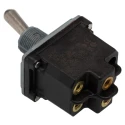 Honeywell Technologies Toggle Switch, Bushing Mount, On-Off, DPST, Screw Terminal, 277V AC 2NT1-2
