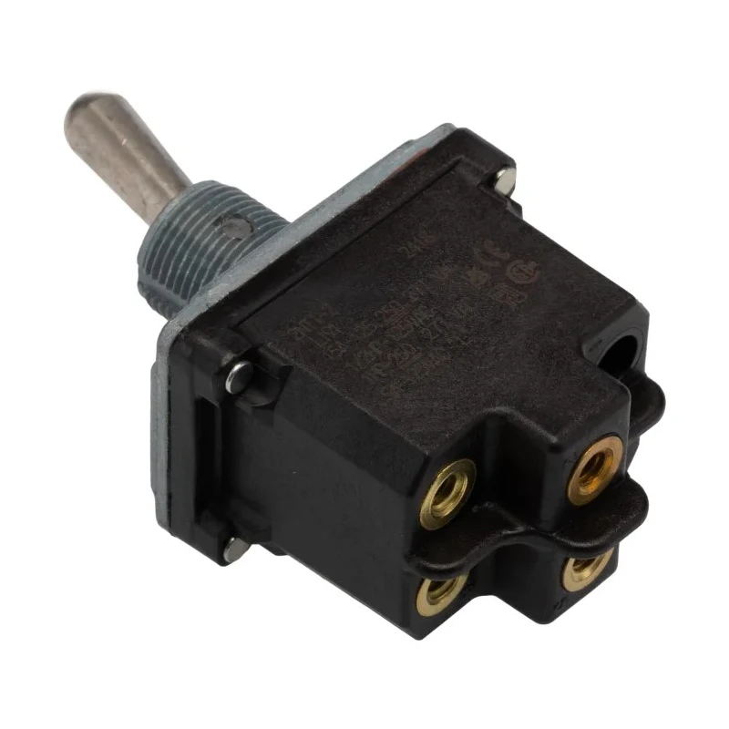 Honeywell Technologies Toggle Switch, Bushing Mount, On-Off, DPST, Screw Terminal, 277V AC 2NT1-2