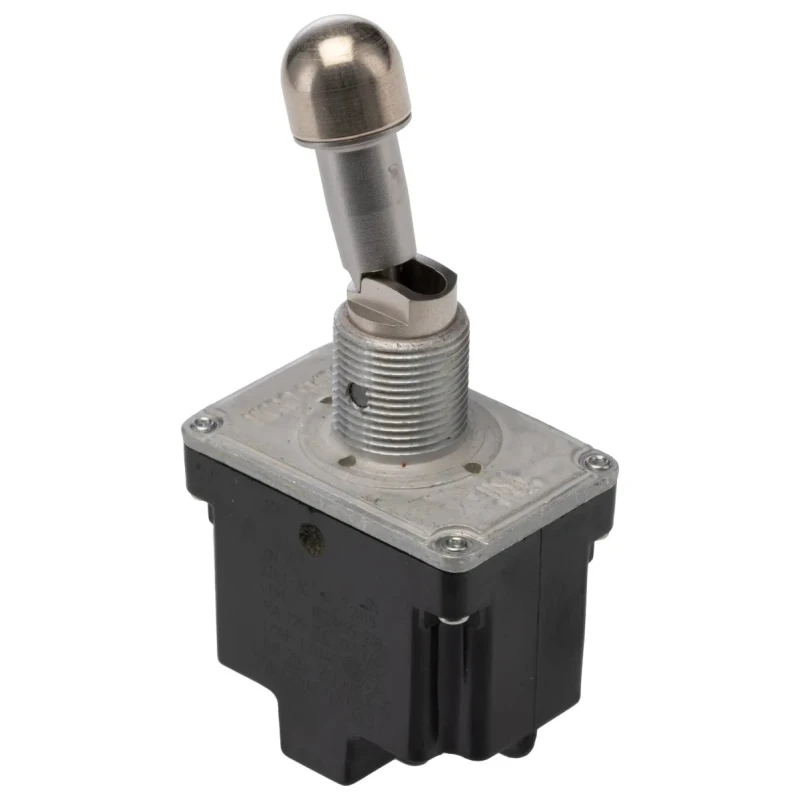 Honeywell Technologies Toggle Switch, Bushing Mount, On-On, DPDT, Screw Terminal, 28 V dc, 277 V ac 2TL1-3G