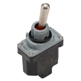 Honeywell Technologies Toggle Switch, Bushing Mount, On-Off, SPST, Screw Terminal, 277 V AC, 15A 61NT1-2