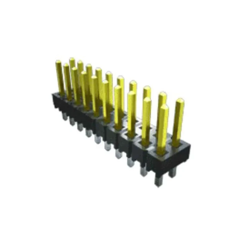 Samtec TSW Series Straight Through Hole Pin Header, 7 Contacts, 2.54 mm Pitch, 1 Row, Unshrouded TSW-107-08-G-S