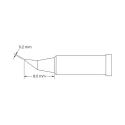 Metcal 8 mm Conical Soldering Iron Tip for GT4 Soldering Iron GT4-CN0002R