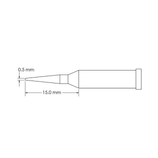 Metcal 15 mm Conical Soldering Iron Tip for GT4 Soldering Iron GT4-CN1505A