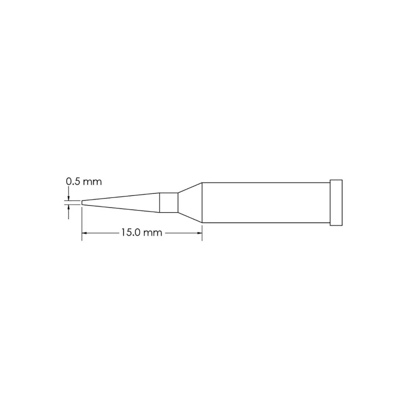 Metcal 15 mm Conical Soldering Iron Tip for GT4 Soldering Iron GT4-CN1505A