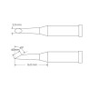 Metcal Soldering Iron Tip 16 mm Hoof Shape 60° Angle GT4-HF6020S