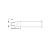 Metcal 10 mm Chisel Type Soldering Iron Tip for GT6 Soldering Iron GT6-CH0032S