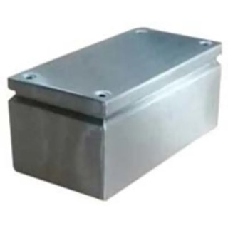 RS PRO TLX Series Unpainted Stainless Steel Terminal Box IP66 IECEx 300 mm x 200 mm x 80 mm 842-8302