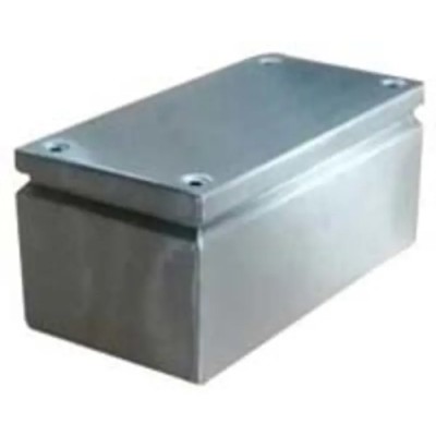 RS PRO TLX Series Unpainted Stainless Steel Terminal Box IP66 IECEx 300 mm x 200 mm x 80 mm 842-8302