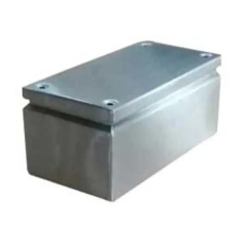 RS PRO TLX Series Unpainted Stainless Steel Terminal Box IP66 IECEx 300 mm x 200 mm x 80 mm 842-8302