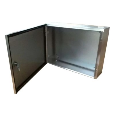RS PRO 304 Stainless Steel Wall Box, IP66 Rated, 600 mm x 400 mm x 200 mm, Single Lock System IP66