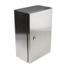 RS PRO 304 Stainless Steel Wall Box, IP66 Rated, 500 mm x 400 mm x 250 mm IP66