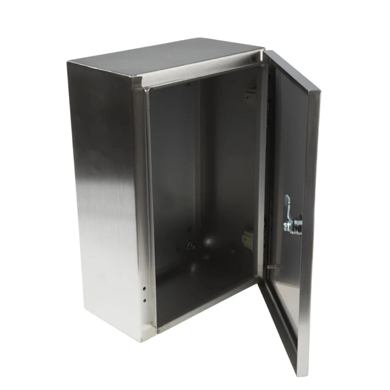 RS PRO 304 Stainless Steel Wall Box, IP66 Rated, 500 mm x 400 mm x 250 mm IP66