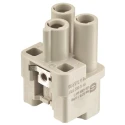 HARTING Heavy Duty Power Connector Insert 40A 0912 Series Female 2 Contacts 400V 09120023151