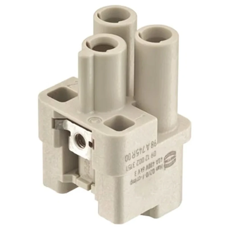 HARTING Heavy Duty Power Connector Insert 40A 0912 Series Female 2 Contacts 400V 09120023151