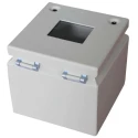 RS PRO TBS Series Grey Steel Junction Box IP65 IECEx 150 mm x 150 mm x 120 mm IP65