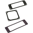 HARTING Gasket 0914 Series 4 Way Female Accessory for 3 Module Connector Nitrile Rubber (NBR) Germany 09140009940