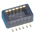 Hirose DF40 Series Straight Surface PCB Header 12 Contacts 0.4 mm Pitch 2 Row Shrouded DF40