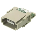 HARTING Heavy Duty Power Connector Module 1A 0914 Series Male 4 Contacts 50V 09140014651