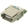 HARTING Heavy Duty Power Connector Module 1A 0914 Series Male 4 Contacts 50V 09140014651