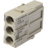 HARTING Heavy Duty Power Connector Module 40A 690V 3 Contacts Male Series 0914 09140032601