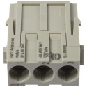 HARTING Heavy Duty Power Connector Module 40A 690V 3 Contacts Male Series 0914 09140032601