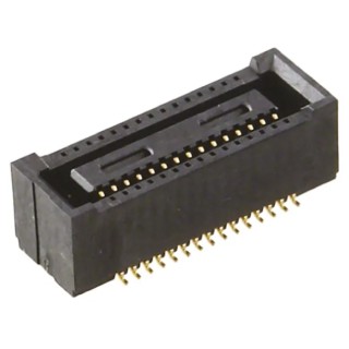 Hirose DF40 Series Straight Surface PCB Socket 30-Contact 2 Row 0.4 mm Pitch Solder 