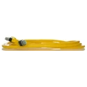 HARTING Cat6 Ethernet Cable RJ45 Male to RJ45 Male 2 m, Yellow Polyurethane Jacket 09474747111