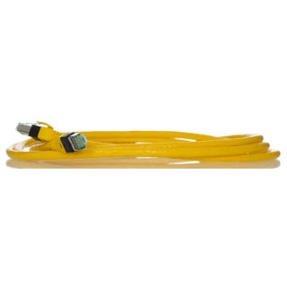 HARTING Cat6 Ethernet Cable RJ45 Male to RJ45 Male 2 m, Yellow Polyurethane Jacket 09474747111