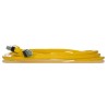 HARTING Cat6 Ethernet Cable RJ45 Male to RJ45 Male 2 m, Yellow Polyurethane Jacket 09474747111