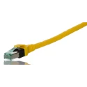 HARTING Cat6 Ethernet Cable RJ45 Male to RJ45 Male 2 m, Yellow Polyurethane Jacket 09474747111