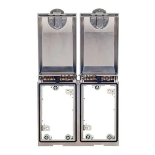 HARTING Mounting Frame Accessory Grey Die Cast Zinc 3950 Series RJ45 RJ45