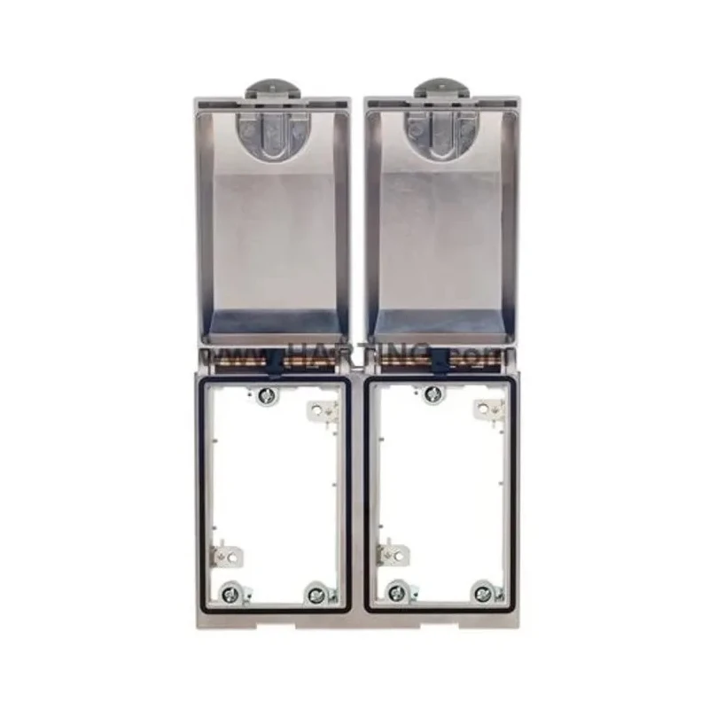 HARTING Mounting Frame Accessory Grey Die Cast Zinc 3950 Series RJ45 RJ45