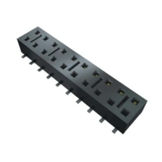 Samtec PCB Socket 8-Contact 2 Row 2.54 mm Pitch Surface Mount Straight HLE-104-02-G-DV-P-TR
